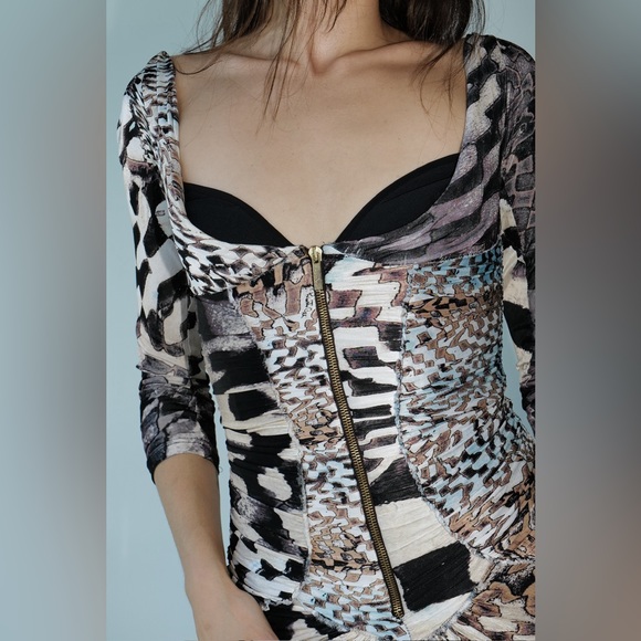 Roberto Cavalli 2003 FW Runway Dress - Picture 2 of 5